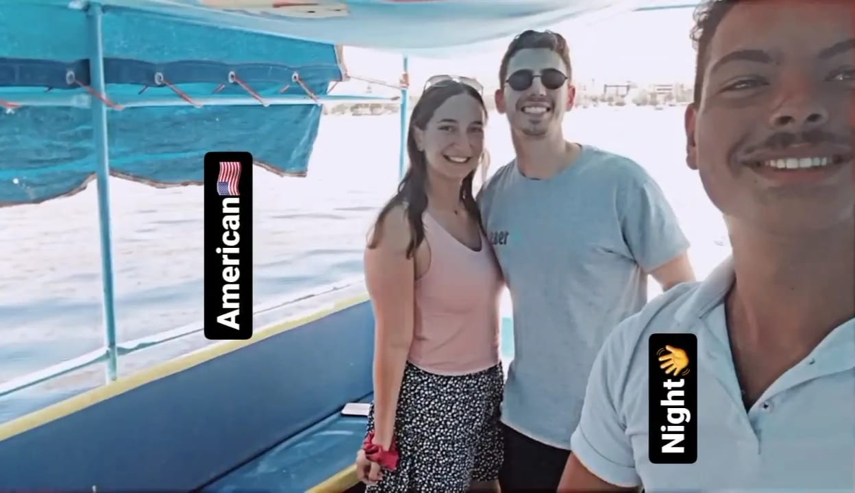 Visitor 3 on the boat